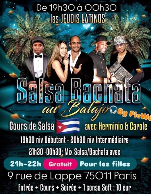 Jeudi / Soirée Salsa / BALAJO Paris