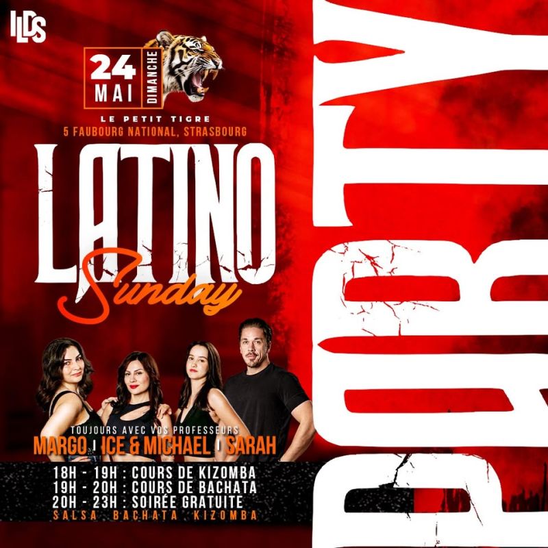 LATINO SUNDAY - COURS DE KIZOMBA & BACHATA ET SOIRÉE SALSA BACHATA KIZOMBA !!!