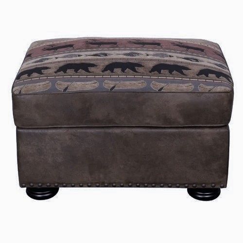 Hunter Bandero Smoke Ottoman