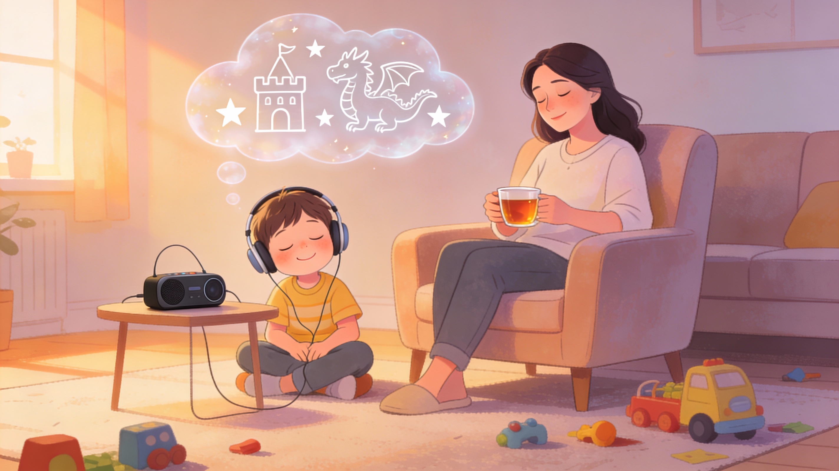 Jak trenować koncentrację u dziecka, gdy brakuje Ci czasu? Poznaj moc słuchowisk