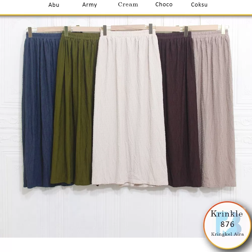 Rok Spand Kringkel Pinggang Karet Motif Kringkel Kerut Aira 876 kringkel aira - bajubaru.id, Belanja Online di bajubaru.id saja 