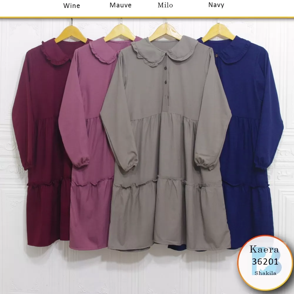 Tunik Shakila Kerah Korea Busui Kancing Umpak Keliling Kaera 36201 shakila - bajubaru.id, Belanja Online di bajubaru.id saja 