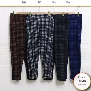 Celana Wanita Luna Pants Jumbo Saku Samping Once