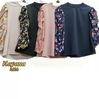 Blouse Balon Biss Lengan Bunga Rajut Kayana 4636 Rajut - bajubaru.id, Belanja Online di bajubaru.id saja 