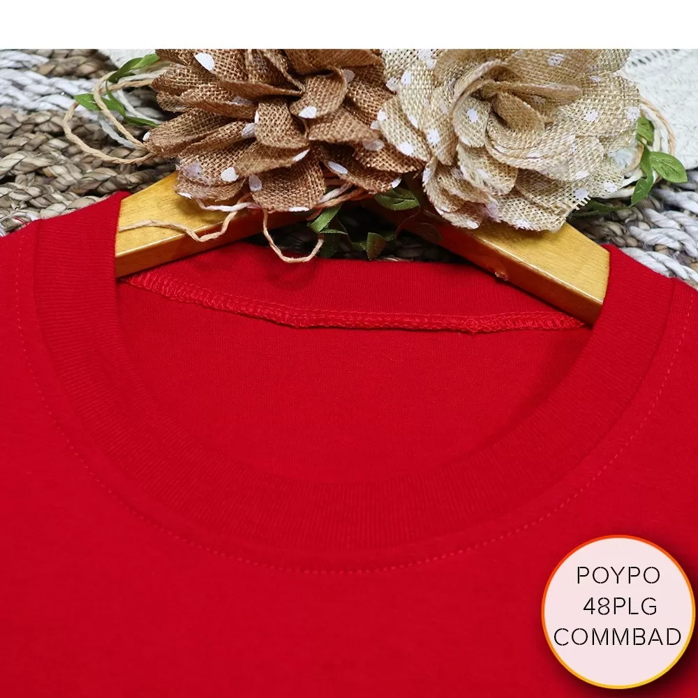Tunik Kaos Viral Tangan panjang Cotton Combed 20s Premium Poypo