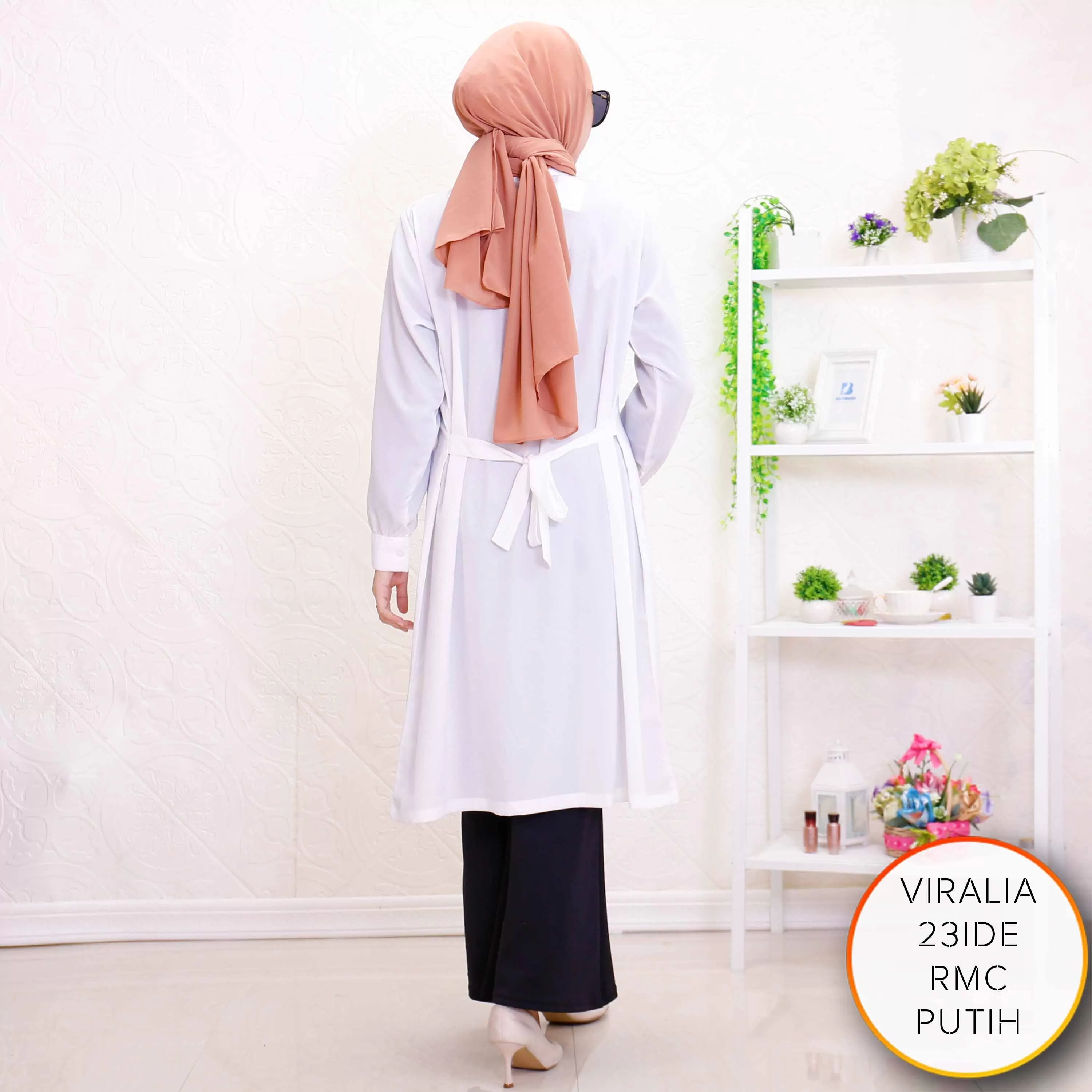 Long Tunik Viral RMC Motif Printing Kerah Full Kancing Tutup Viralia 14 2