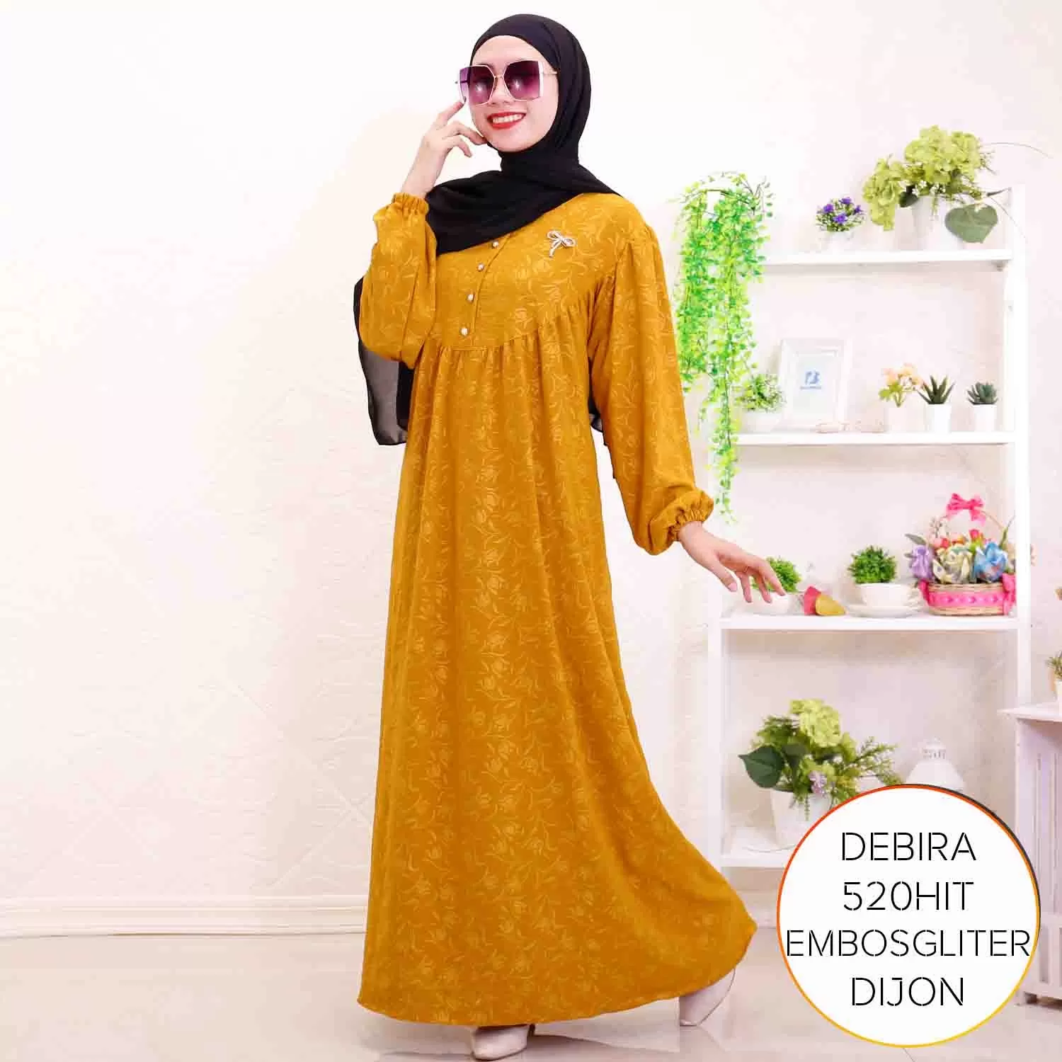 Gamis Embos Jumbo Busui Wudhu Frendly Debira E 4