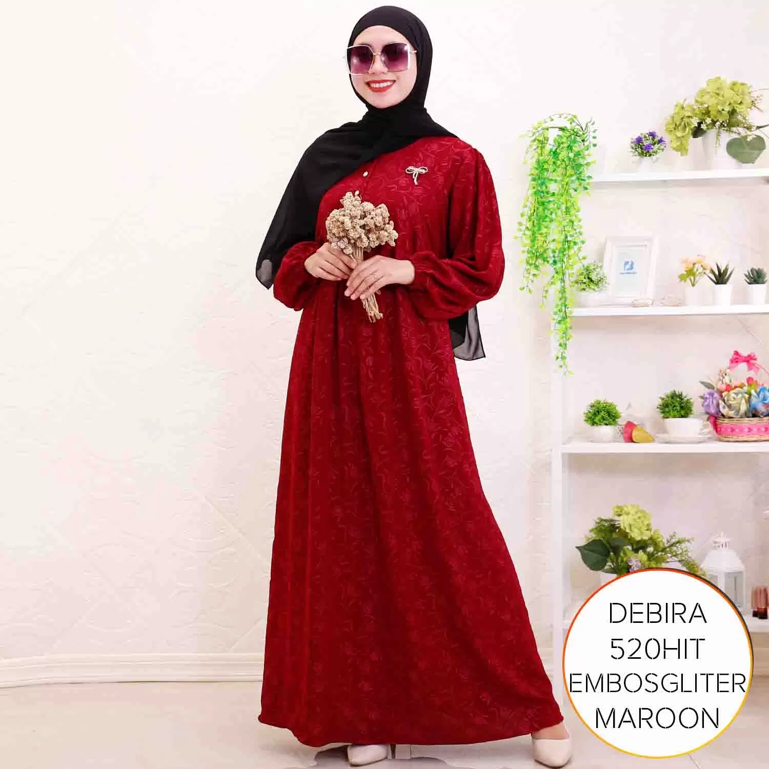 Gamis Embos Jumbo Busui Wudhu Frendly Debira E 4