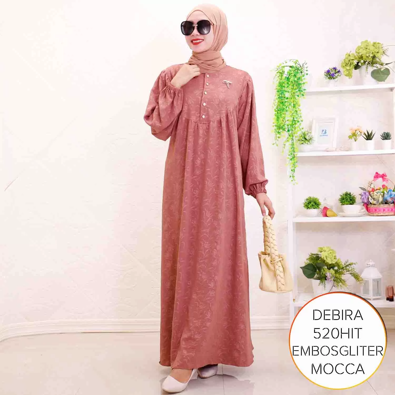 Gamis Embos Jumbo Busui Wudhu Frendly Debira E 4