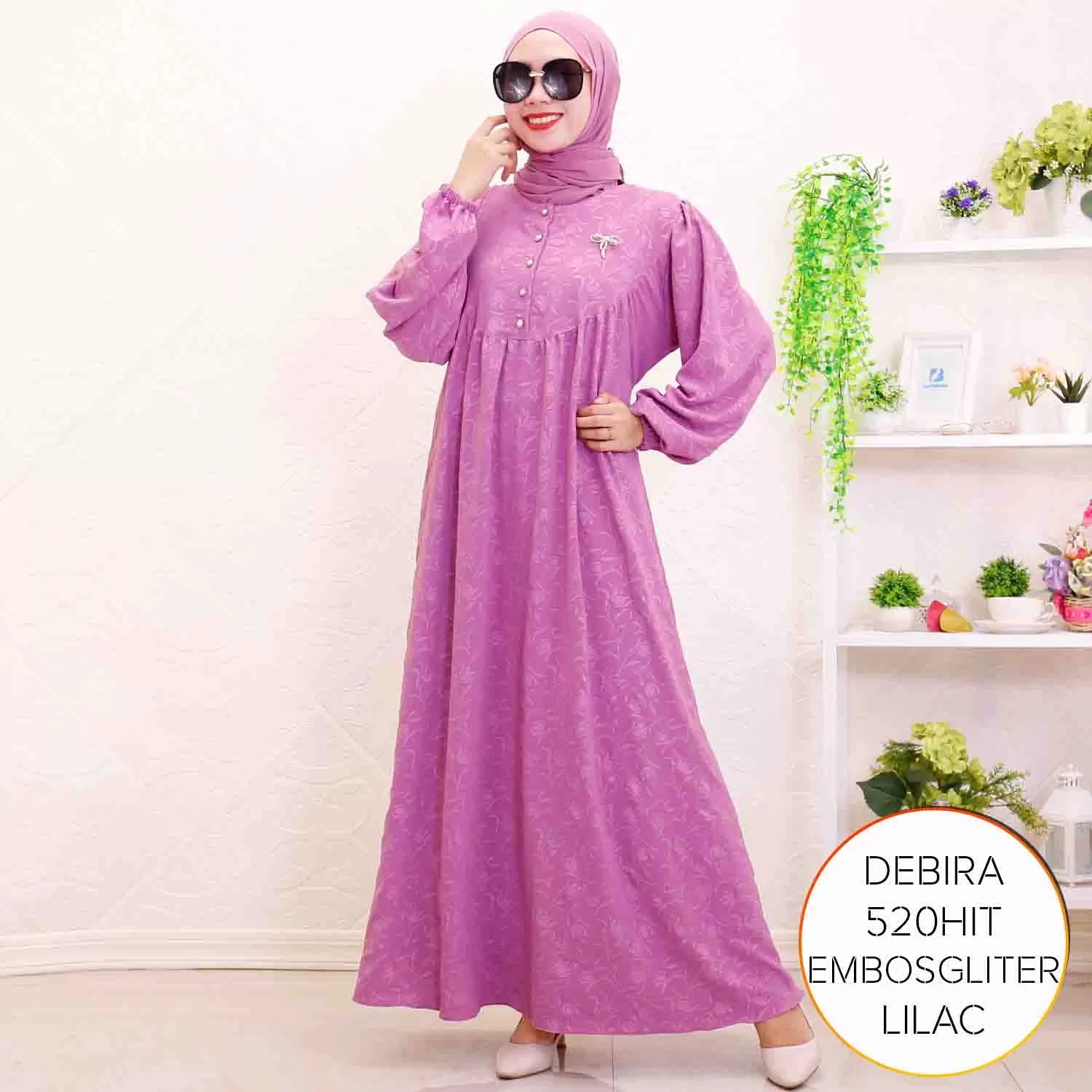 Gamis Embos Jumbo Busui Wudhu Frendly Debira E 4