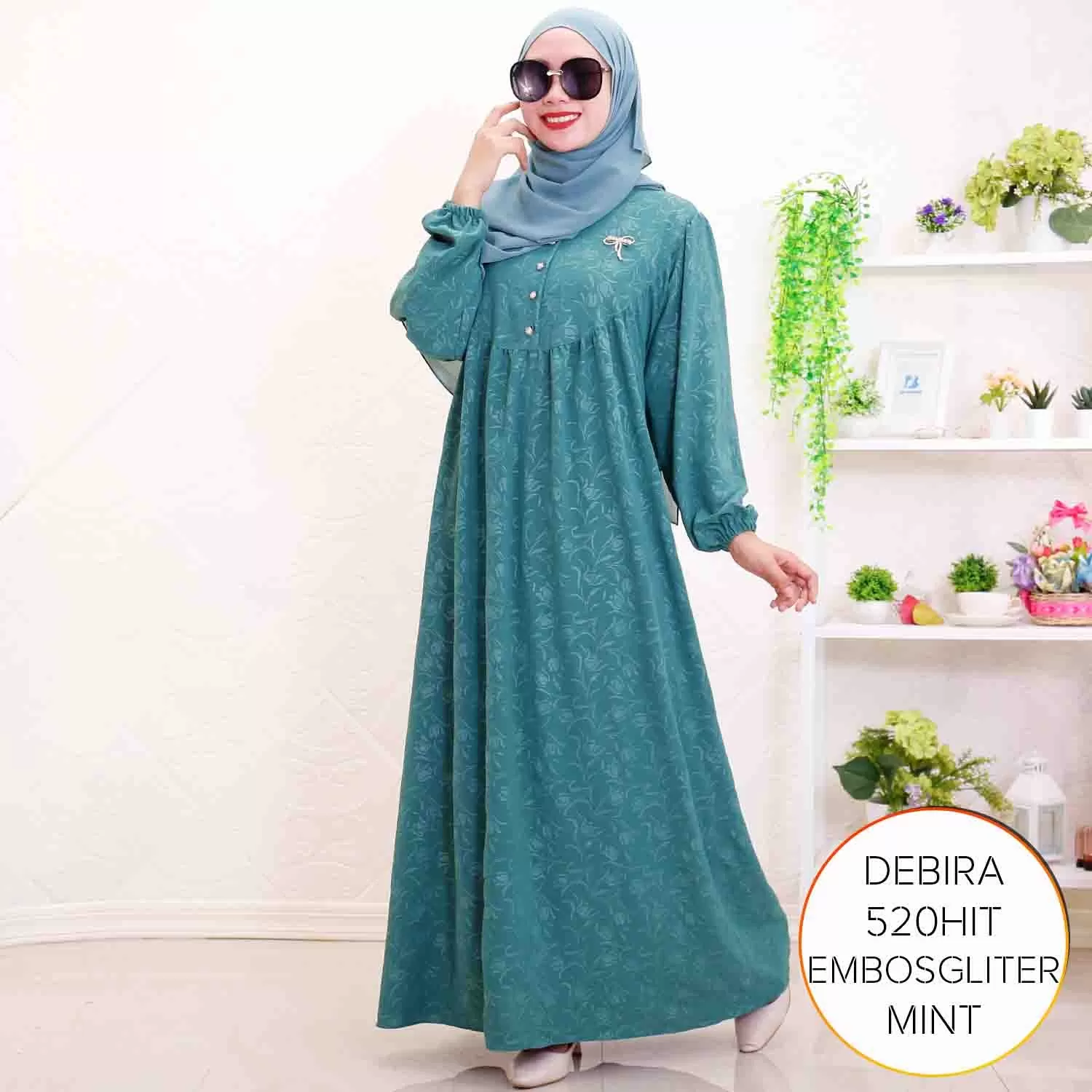 Gamis Embos Jumbo Busui Wudhu Frendly Debira E 4