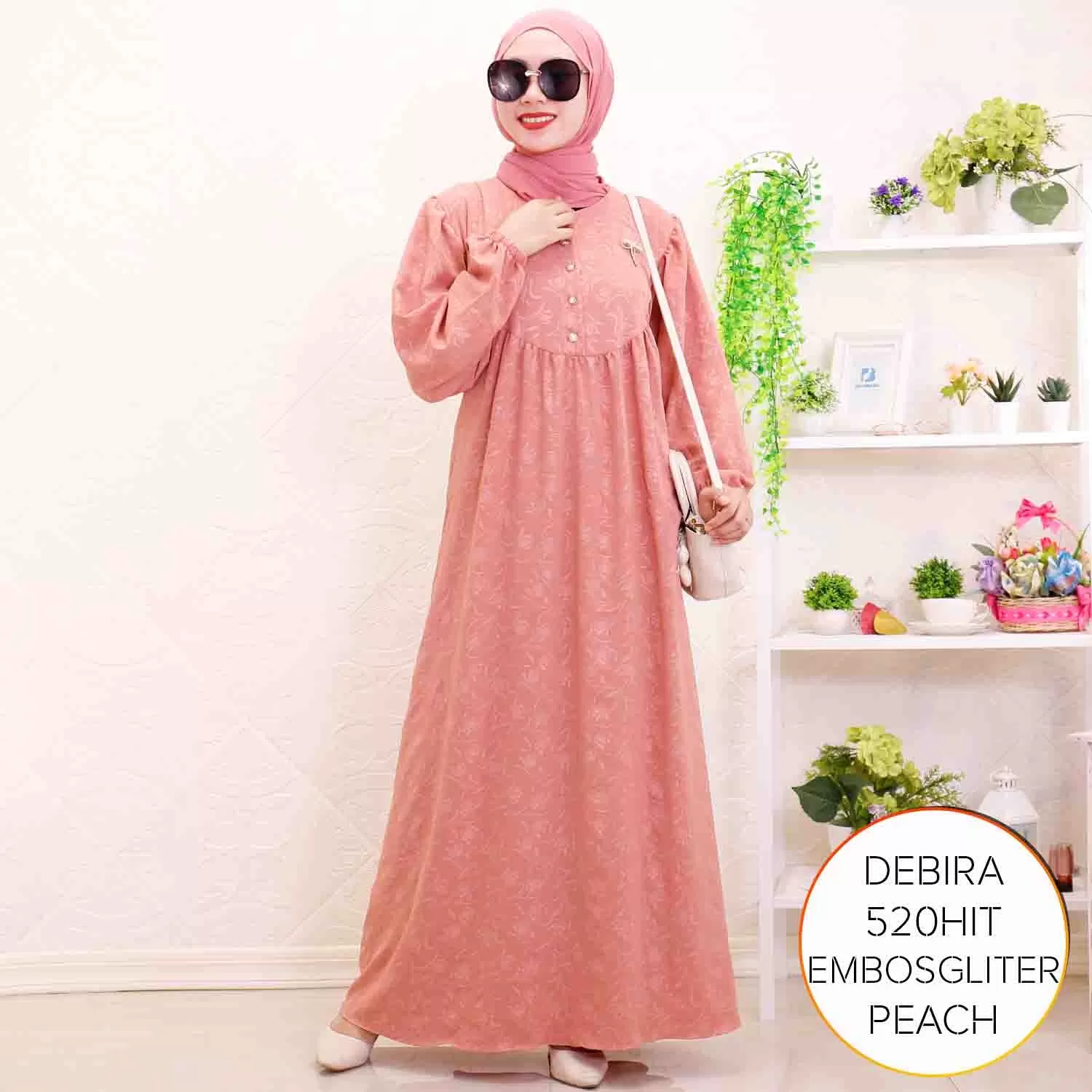 Gamis Embos Jumbo Busui Wudhu Frendly Debira E 4