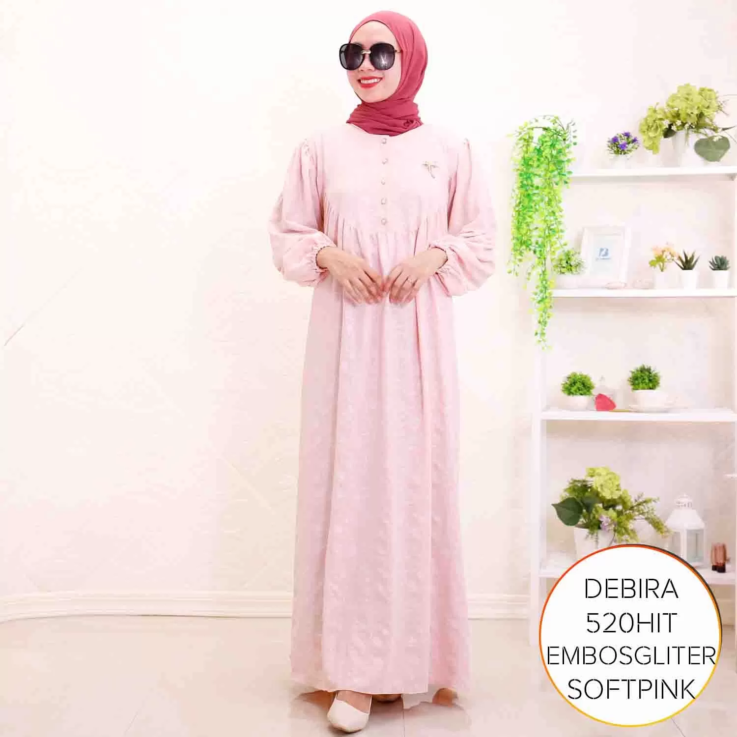 Gamis Embos Jumbo Busui Wudhu Frendly Debira E 4