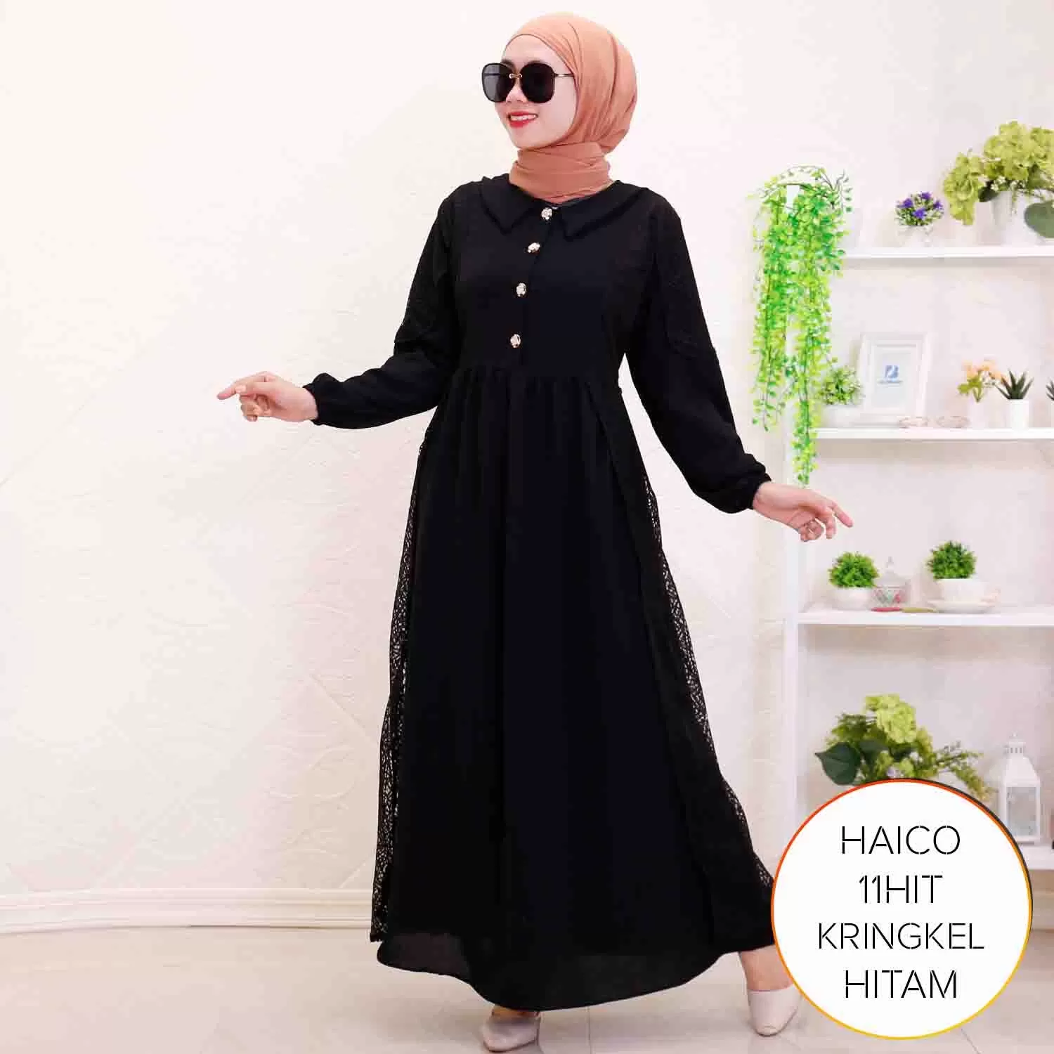 Gamis Busui Kringkel Airflow Korean Style Haico B 4