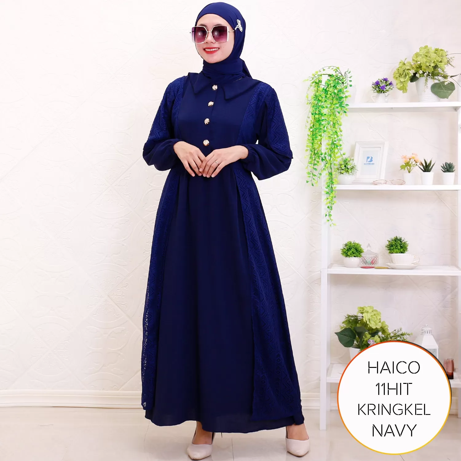 Gamis Busui Kringkel Airflow Korean Style Haico B 4