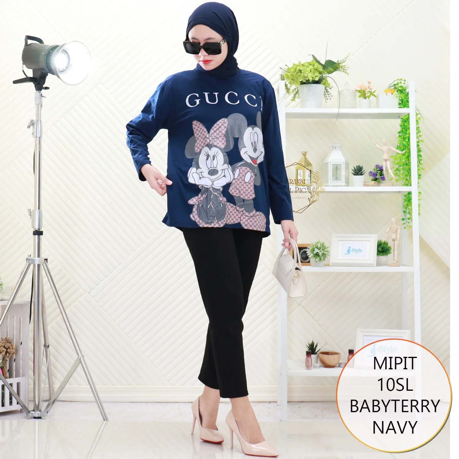 Mipit Tunik Jumbo Miki Minnie Babyterry Tebal 10SL Babyterry - bajubaru.id, Belanja Online di bajubaru.id saja 