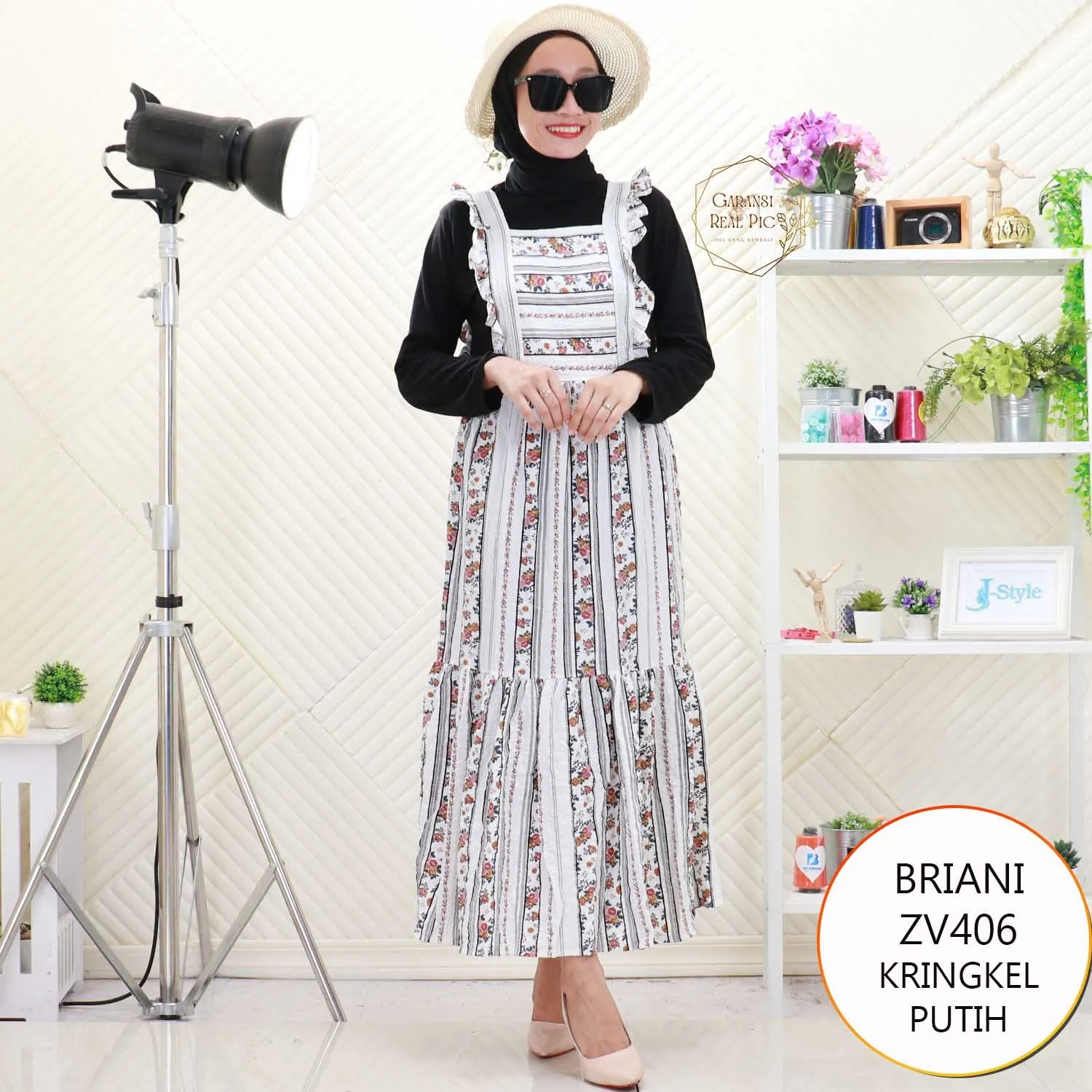 Briani Gamis Overall Kringkel Motif Printing Umpak Bawah ZV406 Kringkel Airflow - bajubaru.id, Belanja Online di bajubaru.id saja 