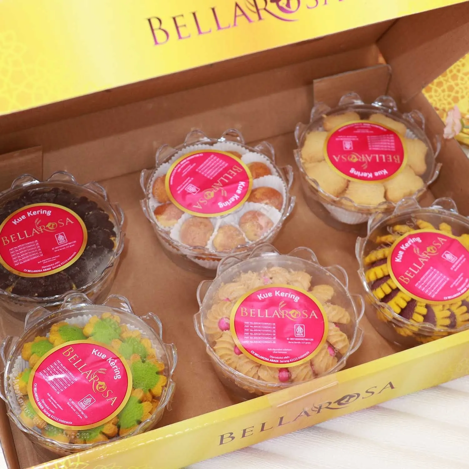 BELLAROSA Hampers Paket Berkah Kue Snack Makanan Ringan Untuk Hari Raya Lebaran