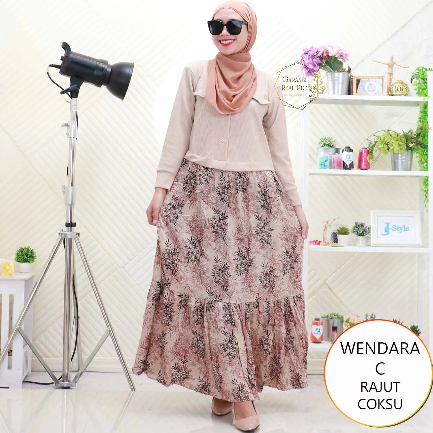 Wendara Gamis Rajut Tebal Mix Rayon Motif Variasi Kancing 203YIF Rajut - bajubaru.id, Belanja Online di bajubaru.id saja 