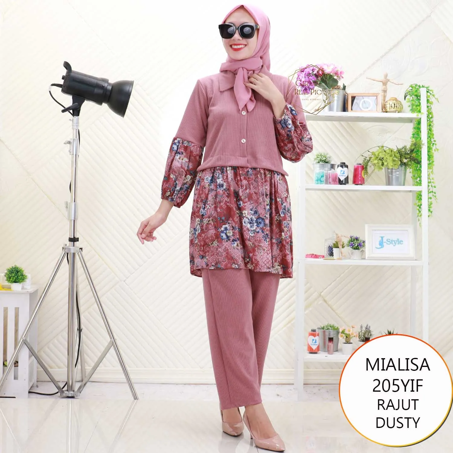 Mialisa Oneset Rajut Rib Tebal Motif Printing Variasi Kancing Depan 205YIF Rajut - bajubaru.id, Belanja Online di bajubaru.id saja 