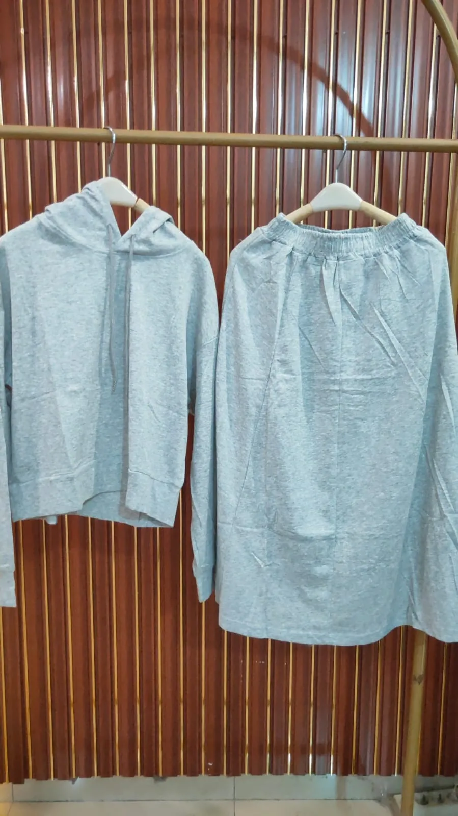 Kerira Setelan Rok Panjang Training Olahraga Wanita Jersey Strechy