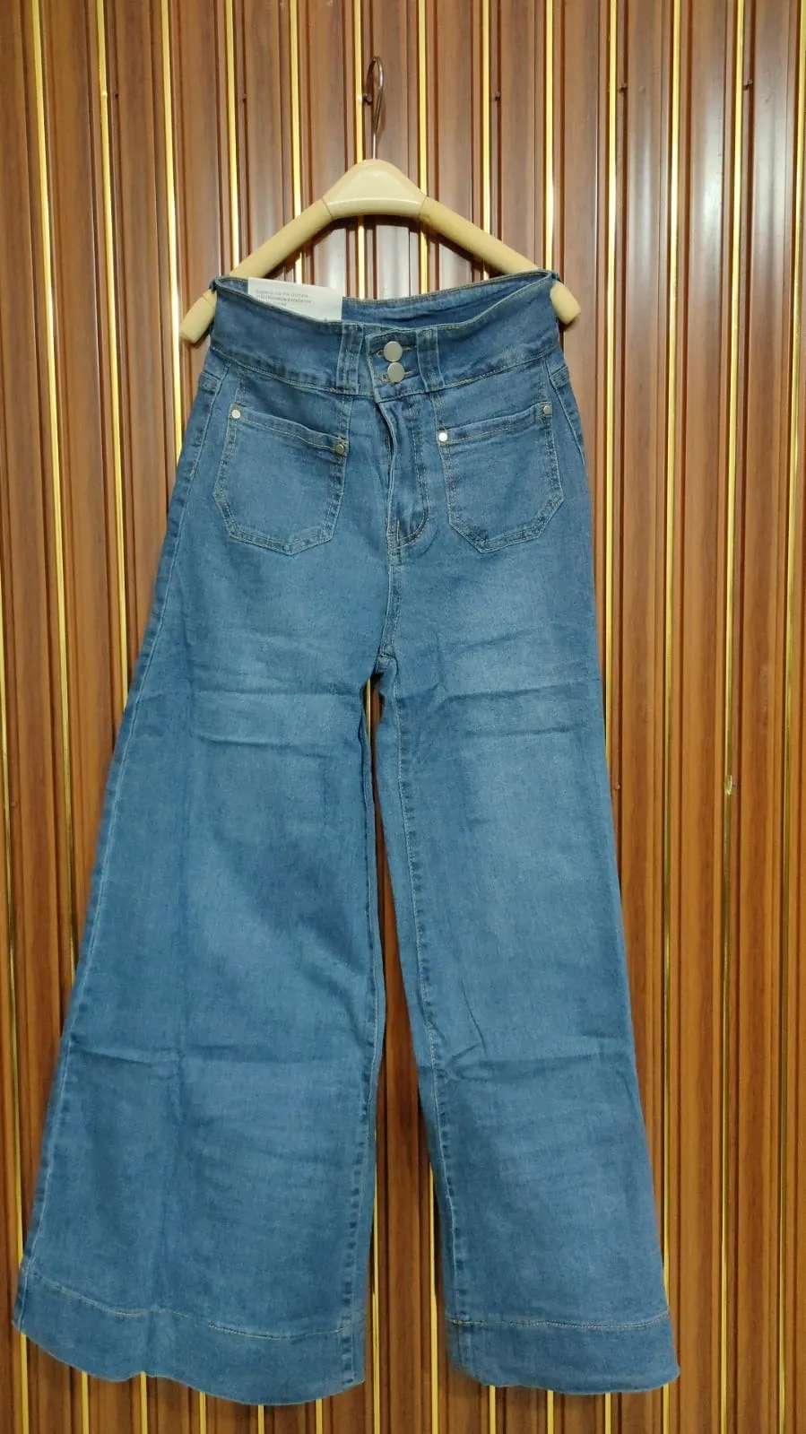 Celana Panjang Wanita Soft Jeans Baggy Loose Pants