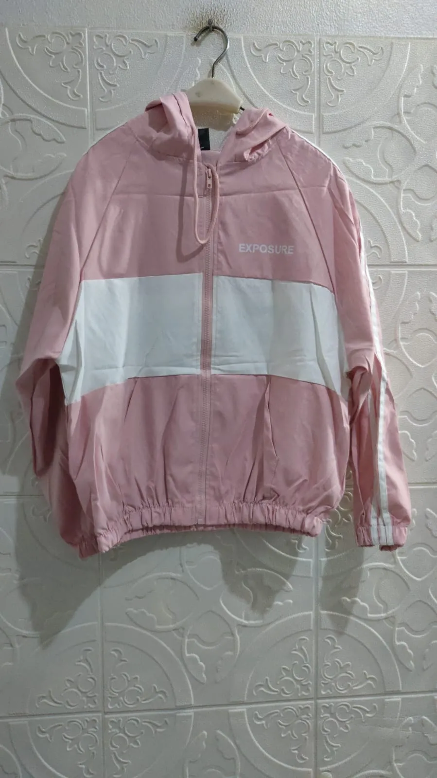 Exzaka Jaket Hoodie Wanita Lengan Panjang Korean Style Parasut