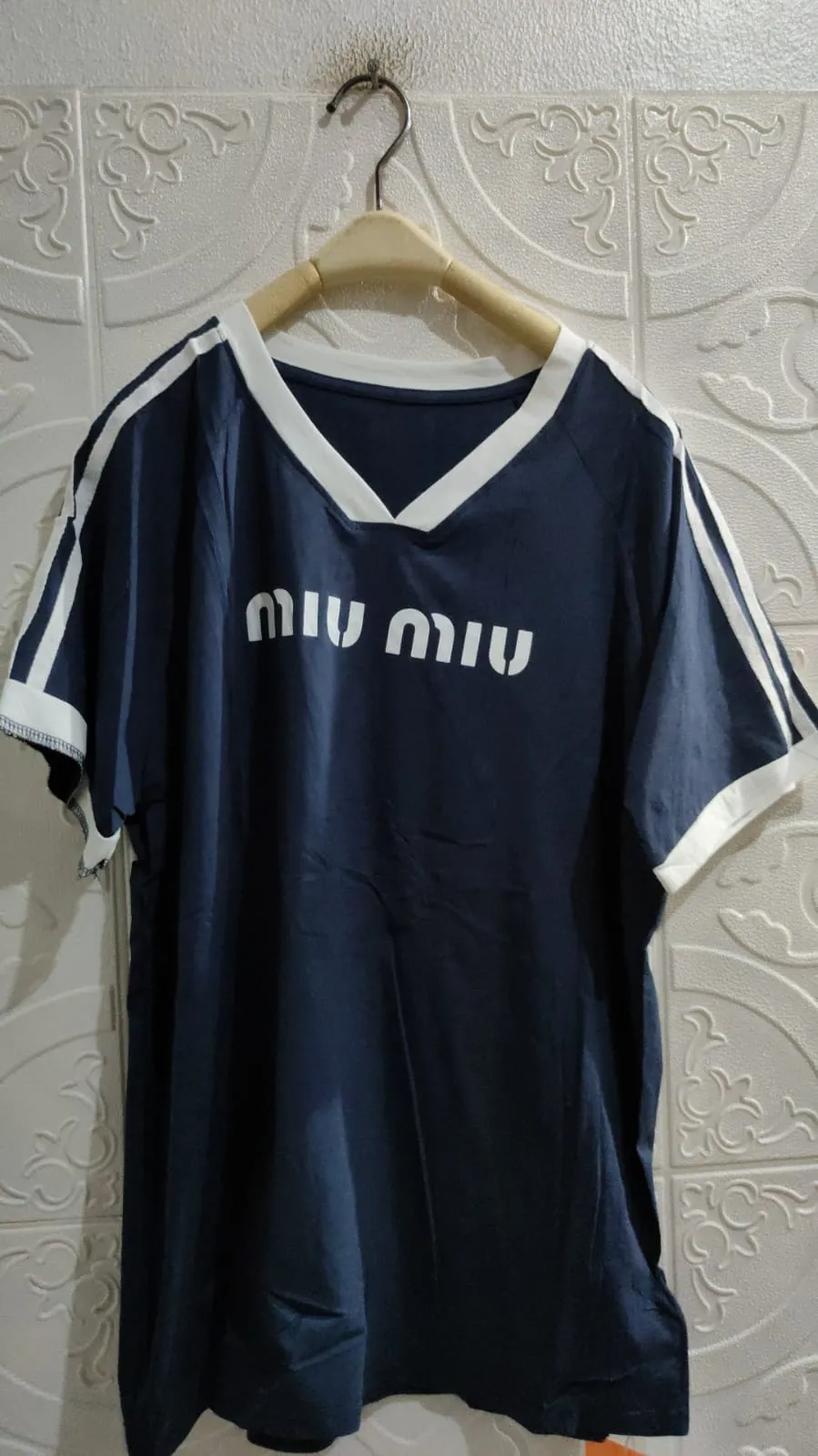 Acqila Atasan Kaos Unisex Lengan Pendek Motif Sablon Kaos Spandex