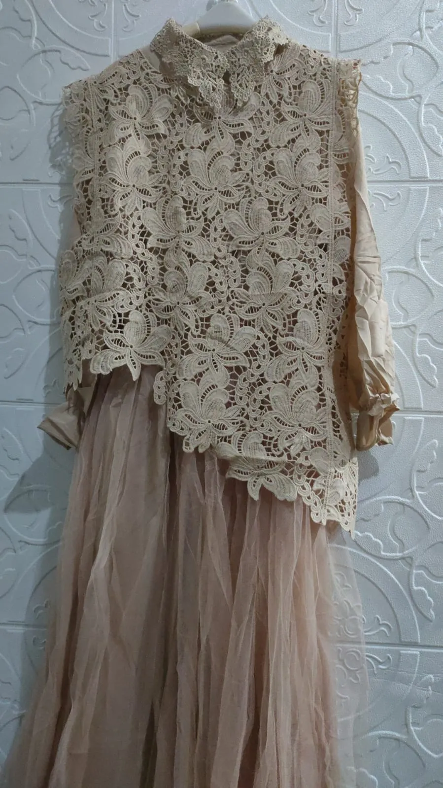 Zehdiara Gamis Rompi Wanita 2in1 Bordir Brukat Mewah