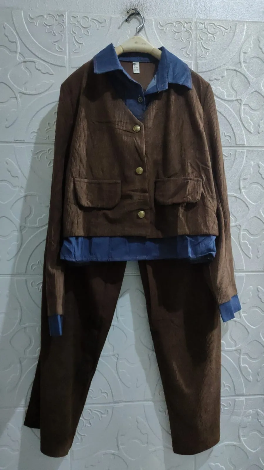 Venisa Setelan 2in1 Rajut Mix Jeans Lengan Panjang Korean Style Bkk