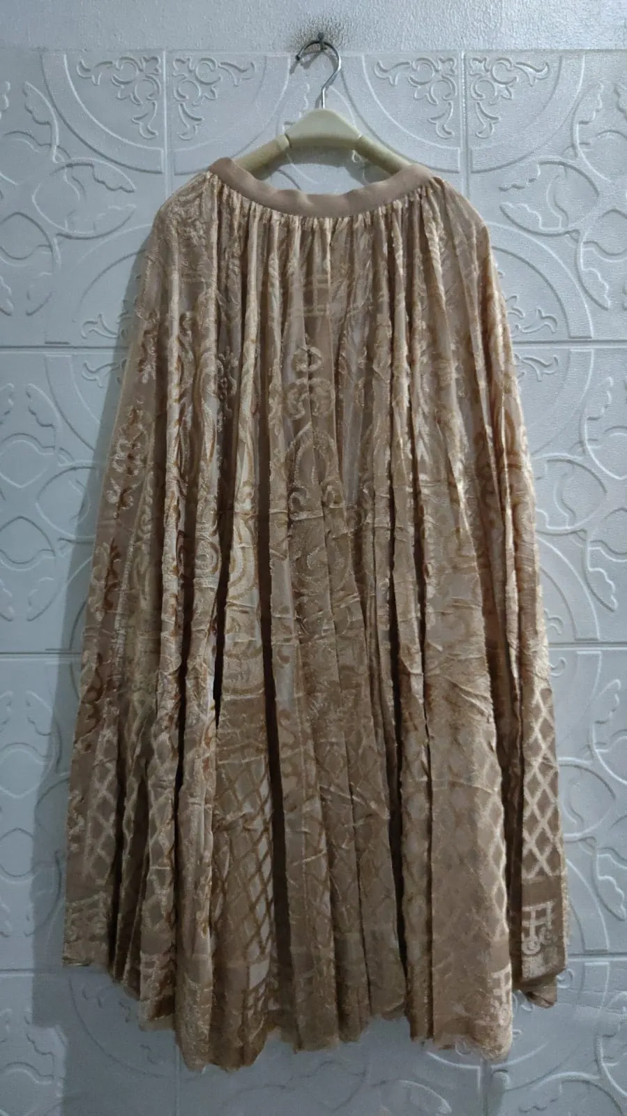 Maserla Rok Panjang Wanita Pinggang Karet Korean Style Velvet