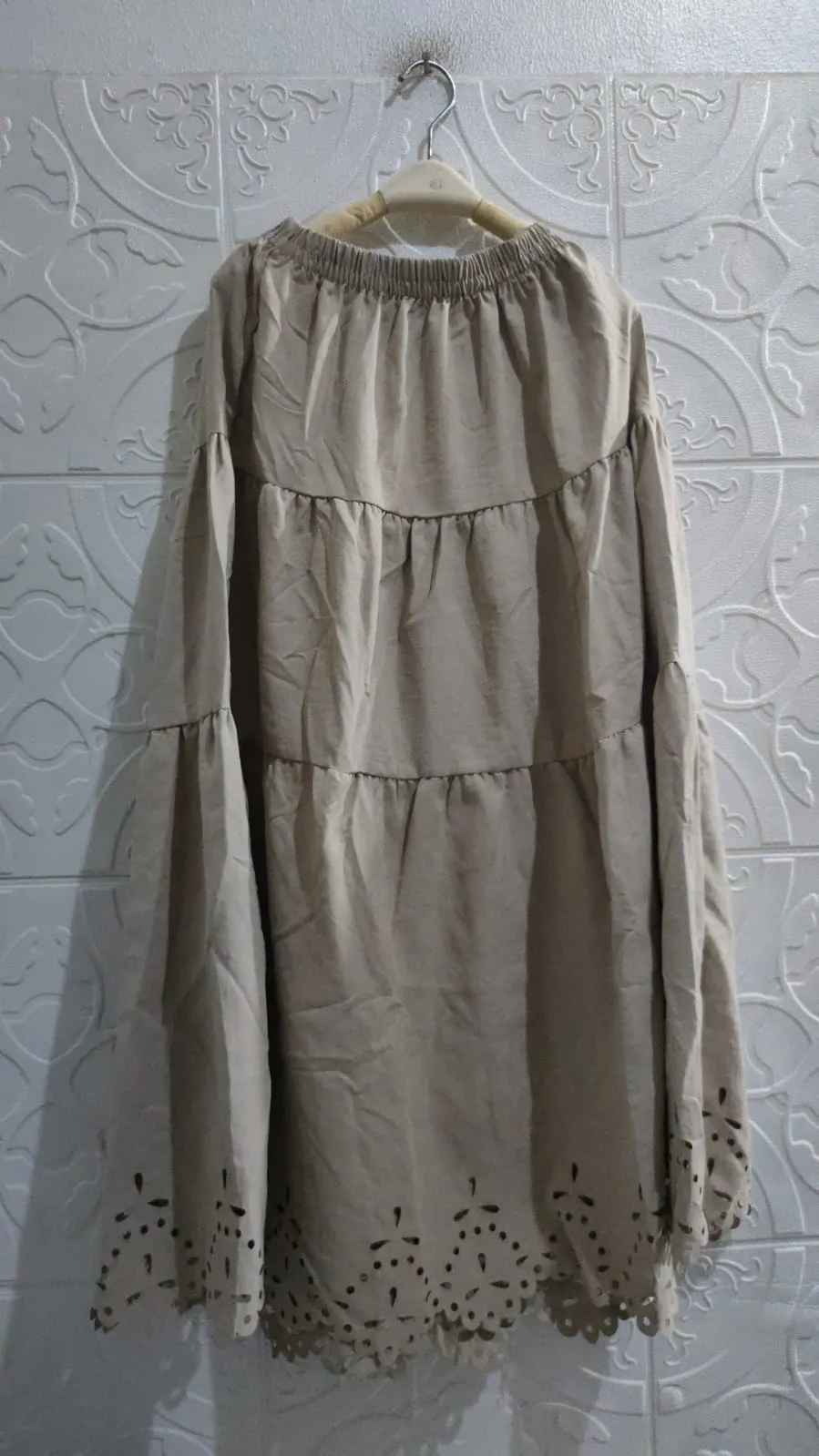 Dimkala Rok Balon Wanita Pinggang Karet Katun Bkk
