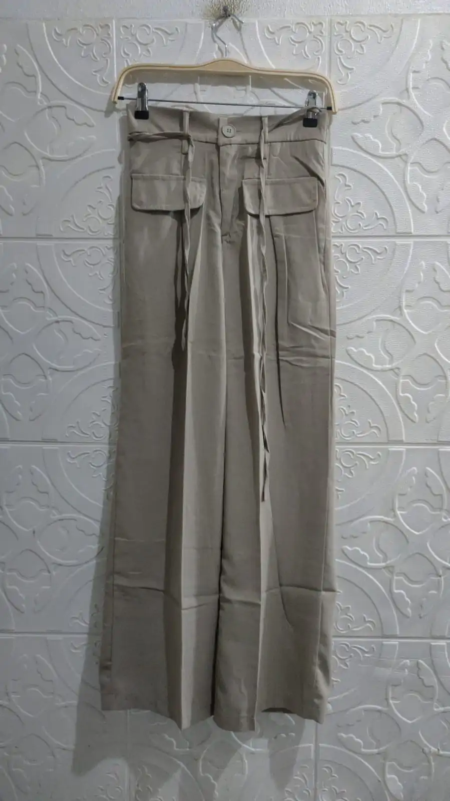 Aylina Celana Panjang Wanita Pinggang Karet Korean Style Katun Bkk