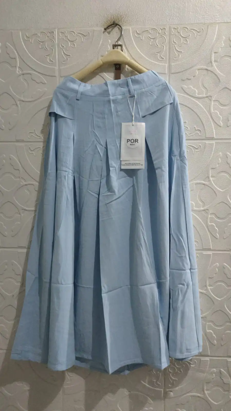 Haniga Rok Panjang Wanita Pinggang Karet Korean Style Katun Bkk