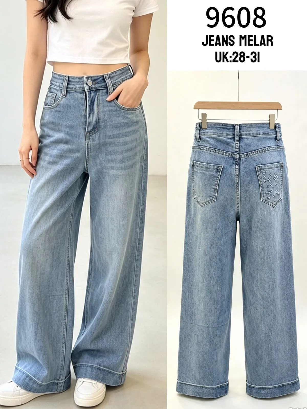 Mariela Celana Panjang Wanita Korean Style Jeans
