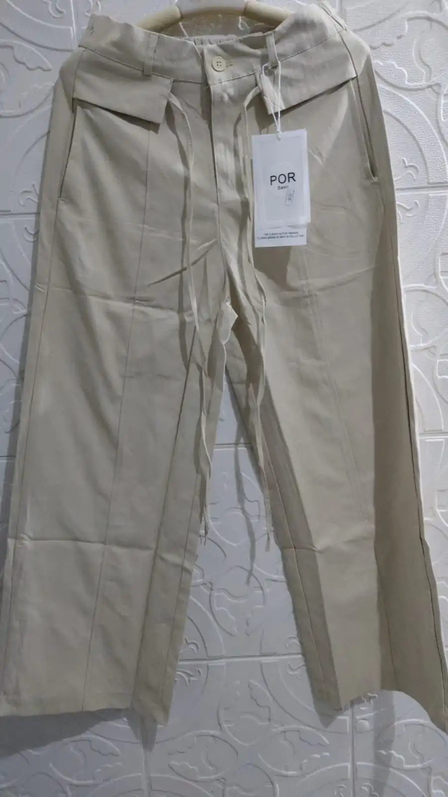 Yaneza Celana Panjang Wanita Pinggang Karet Korean Style Katun Bkk