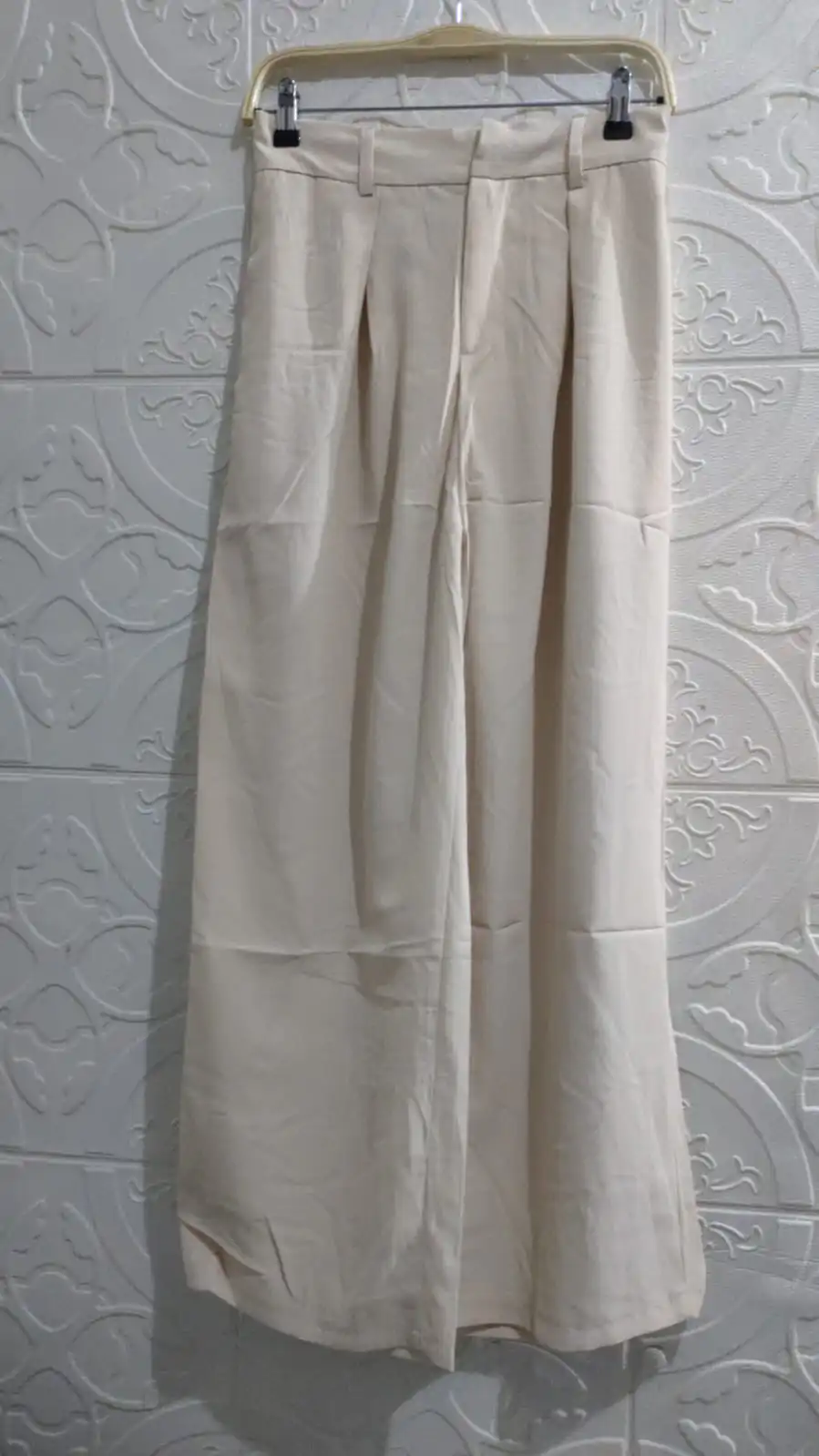 Desafa Celana Panjang Wanita Pinggang Karet Korean Style Semi Wool