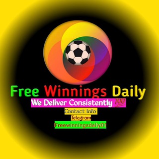 💯Free Winnings Daily 😍 — @freewinningsdaily01