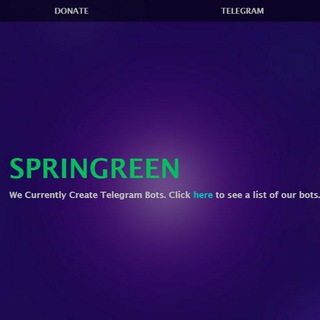 SPRINGREEN BOTS SHOP — @venilabots