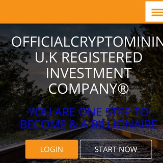 CERTIFIED UK 🇬🇧🏦INDIA @OFFICIAL CRYPTOMINING SECURED INVESTMENT COMPANY🚁 — @officialcryptominingcompamy