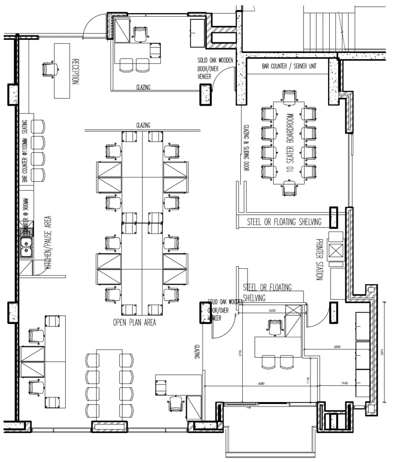 233 m² Office for sale in Century City, Matrix (floor plan)