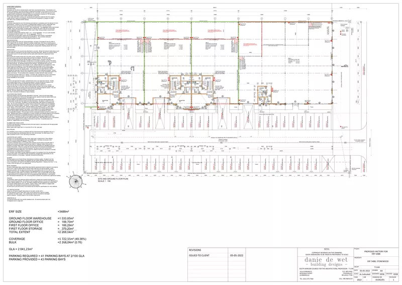 1 320 m² Industrial to let in Kraaifontein, 3 Tanzanite Crescent (floor plan)