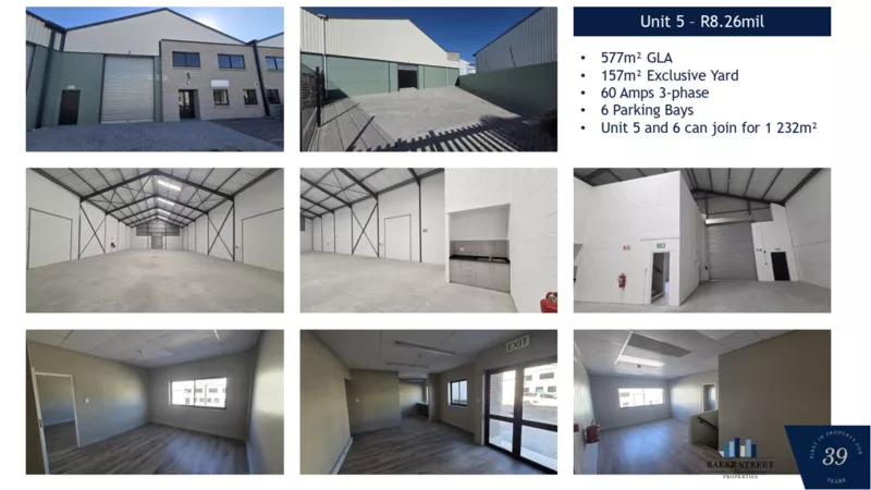 1 232 m² Industrial for sale in Somerset West, Java Industrial Park (photo 5)