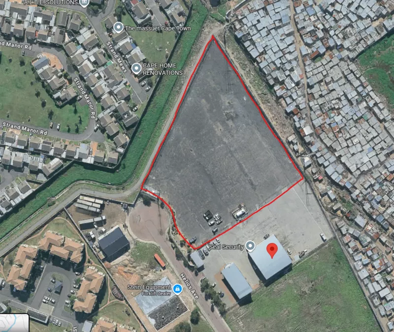 11 000 m² Vacant land to let in Strand, Broadway Business Park, 24 Helios Avenue (Yard + Optional Offices) (photo 2)