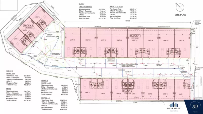 620 m² Industrial for sale in Somerset West, 716 Firgrove (floor plan)