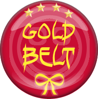GOLD BELT Badge