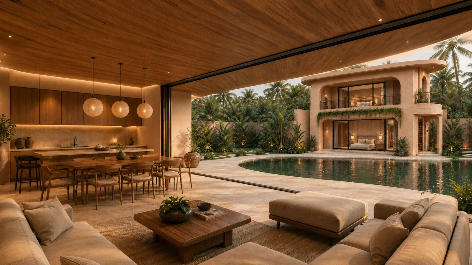 Contemporary 2BR Villa w/ Private Pool, Efficient Pool-Facing Layout, and On-Site Wellness Center, photo 13