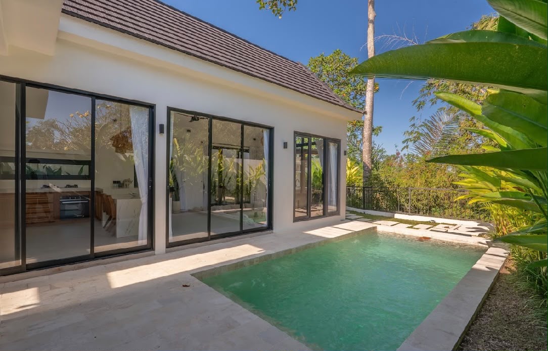 Modern 2BR Villa w/ Private Pool, Rooftop Patio, and Rice-Field Views, photo 10