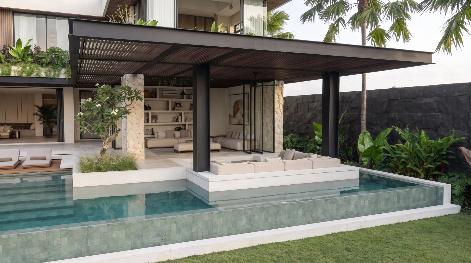 Modern Mediterranean 5BR Freehold Signature Villa w/ Private Pool, Rooftop Wellness Lounge & Media Room, photo 7