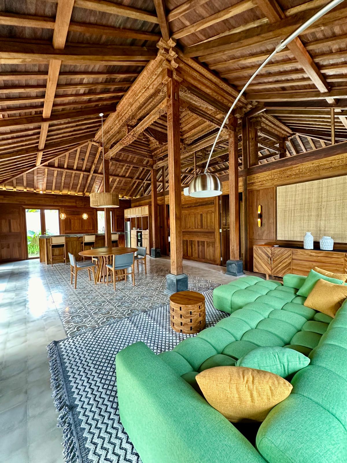 Reclaimed-Wood 6BR Joglo Compound w/ Rice Field Views, Pool & Sunset Views, photo 4